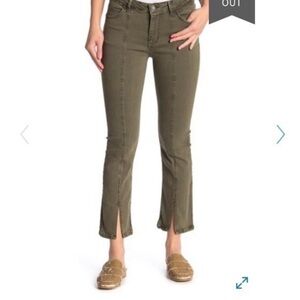 TWO PAIRS NEW Vintage Free People Split Hem Jeans 26